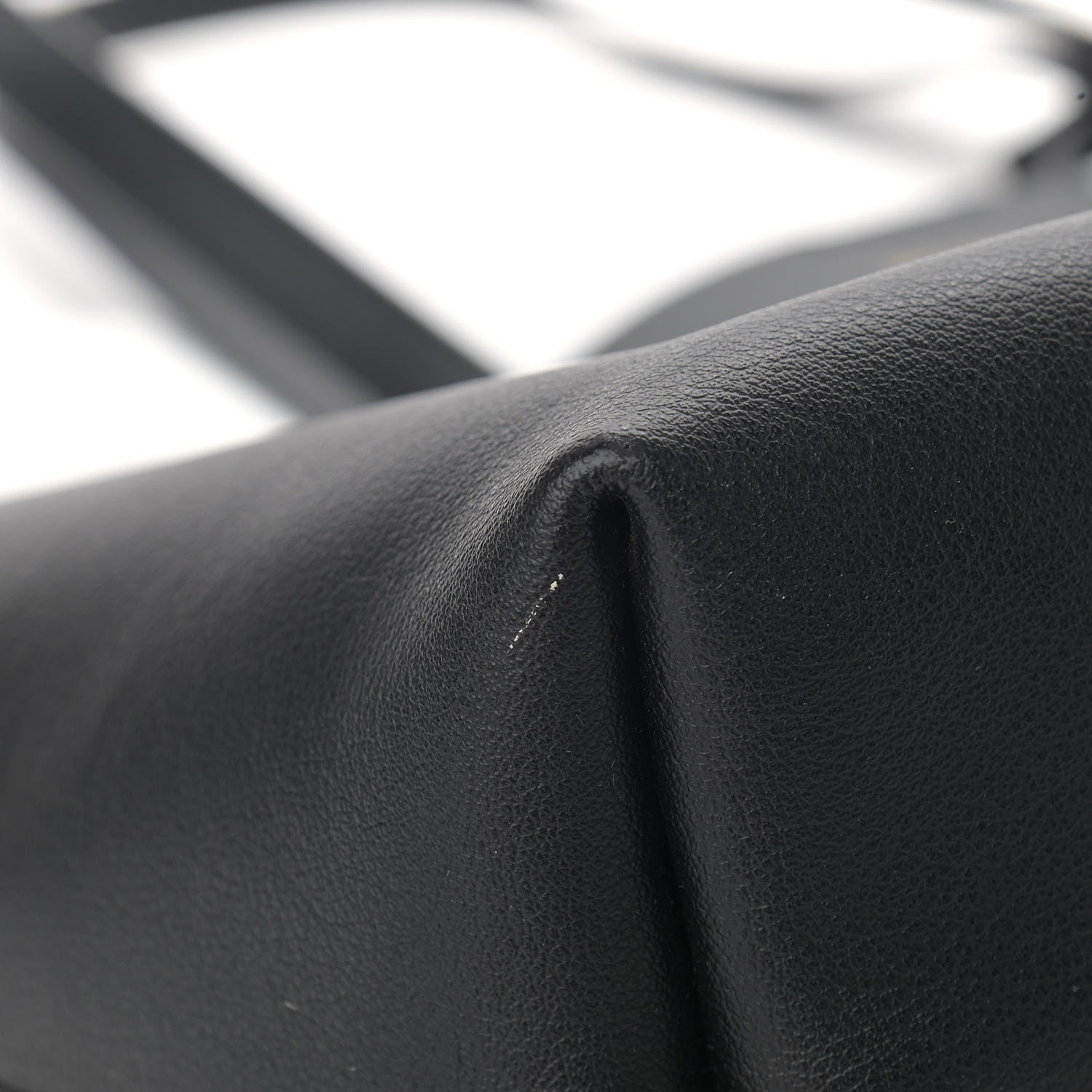 Saint Laurent Calfskin Large Shopping Tote Black 9 of 13