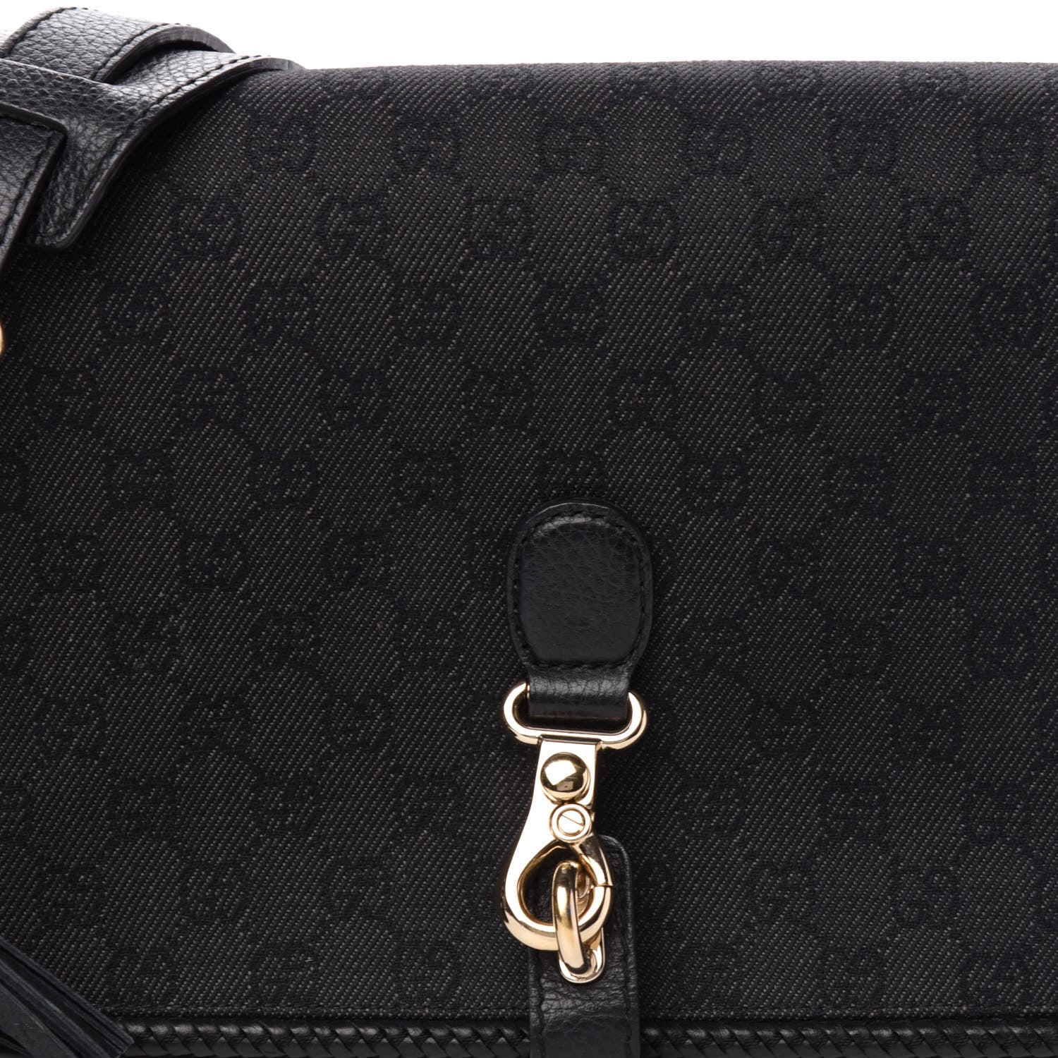 Gucci Monogram Medium Marrakech Messenger Bag Black 11 of 11