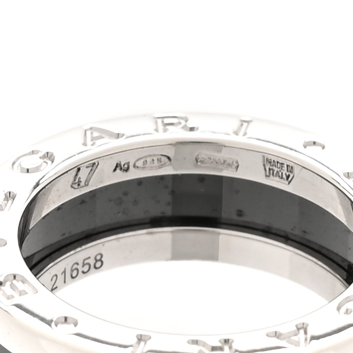 Sterling Silver Ceramic Save The Children One-Band Ring 48 4.5