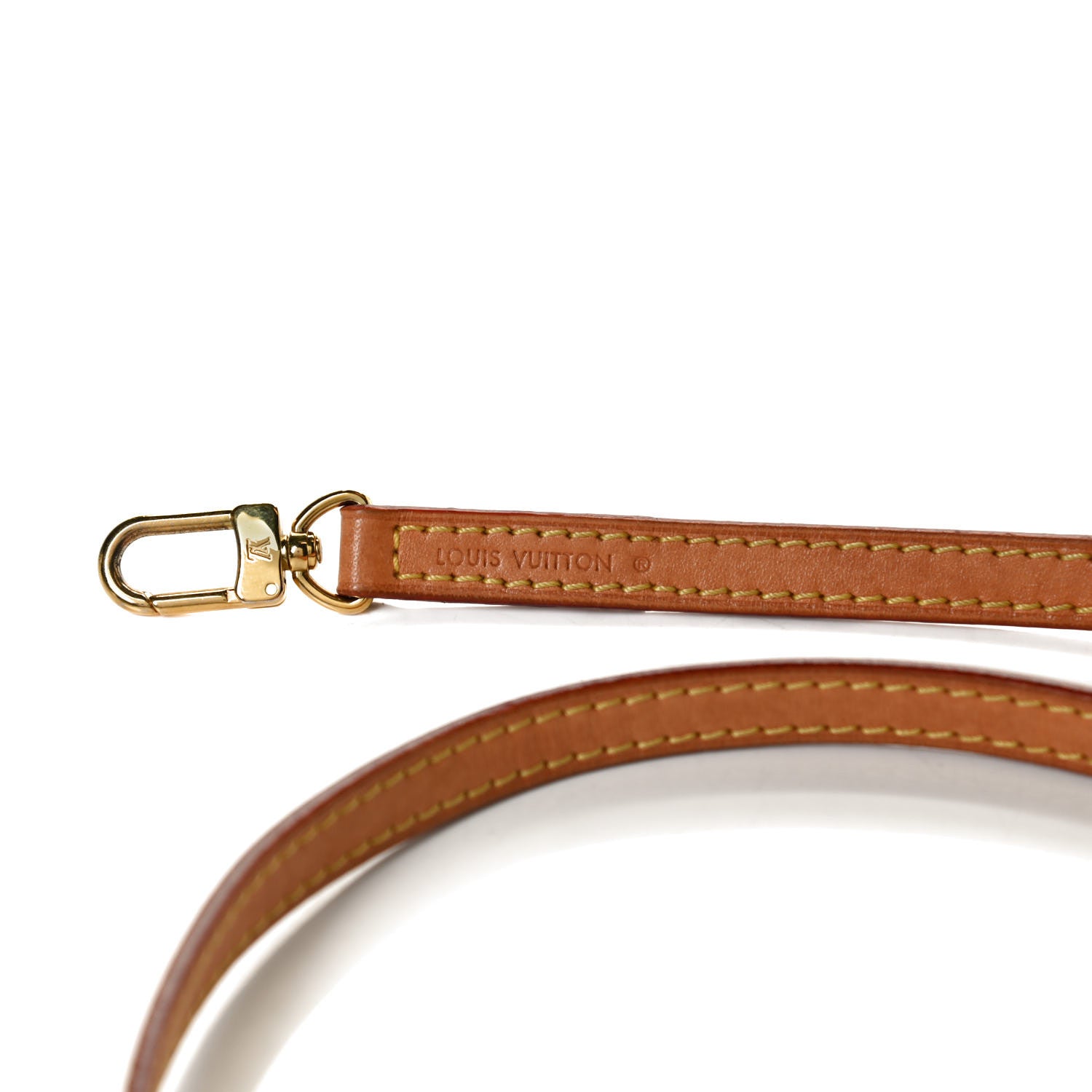 Louis Vuitton Vachetta 12mm Long Shoulder Strap VVN 3 of 4