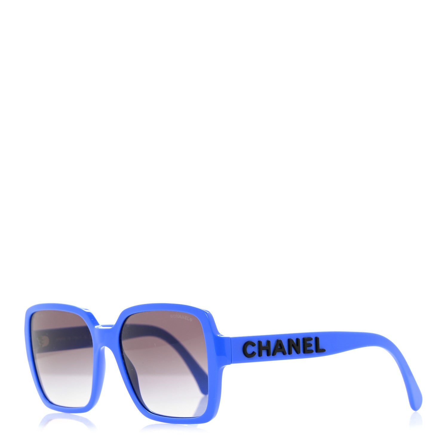 Chanel Acetate Square Sunglasses 5408 Blue 1 of 8