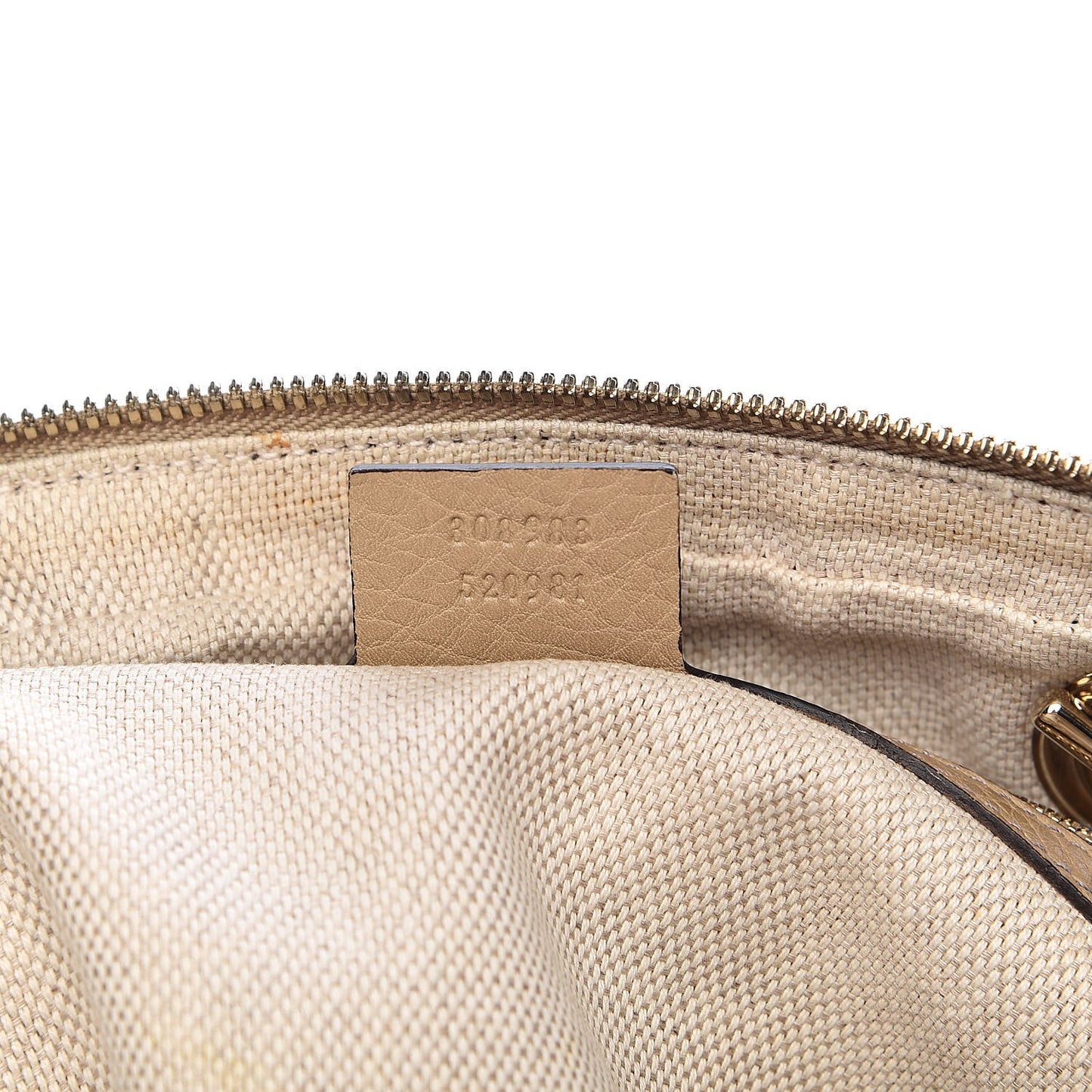 Pebbled Calfskin Small Soho Bowler Camelia