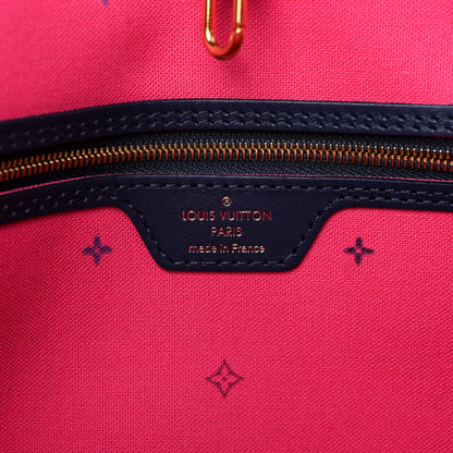 Louis Vuitton Monogram Giant Spring In The City Neverfull MM Midnight Fuchsia 6 of 10