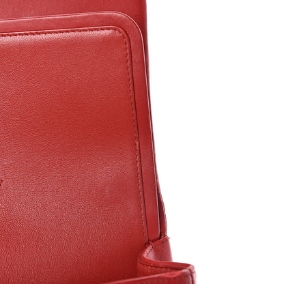 Chanel Lambskin Quilted Jumbo Double Flap Red 9 of 15