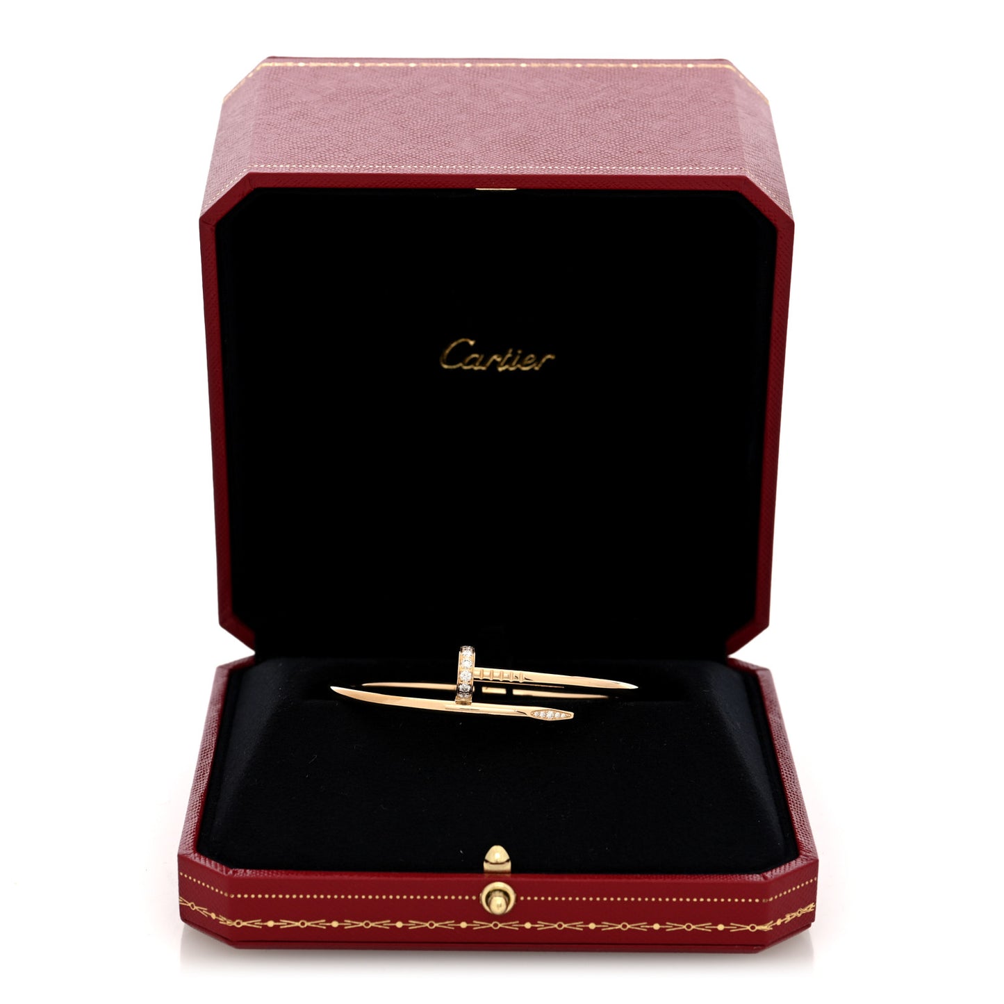 18K Yellow Gold Diamond Juste Un Clou Bracelet 17