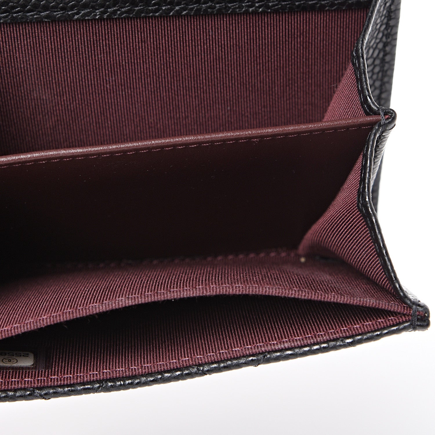 Chanel Caviar Quilted Flap Card Holder Wallet Black 5 of 11