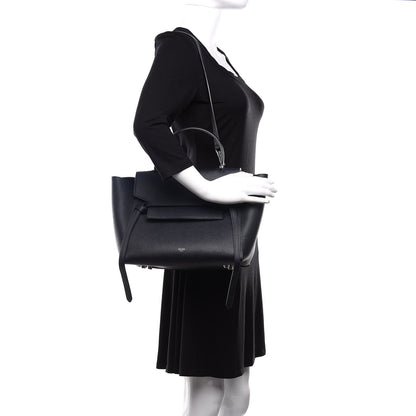 Celine Grained Calfskin Mini Belt Bag Navy 2 of 10