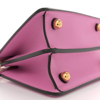 Fendi Shiny Nappa Petite Peekaboo I SEE U Satchel Rosa 9 of 11