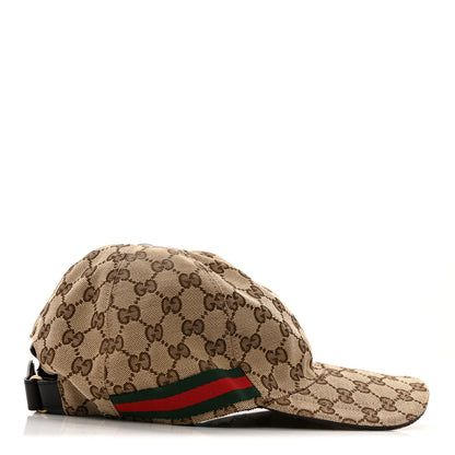 Gucci Monogram Web Baseball Hat L Beige Cocoa 5 of 9