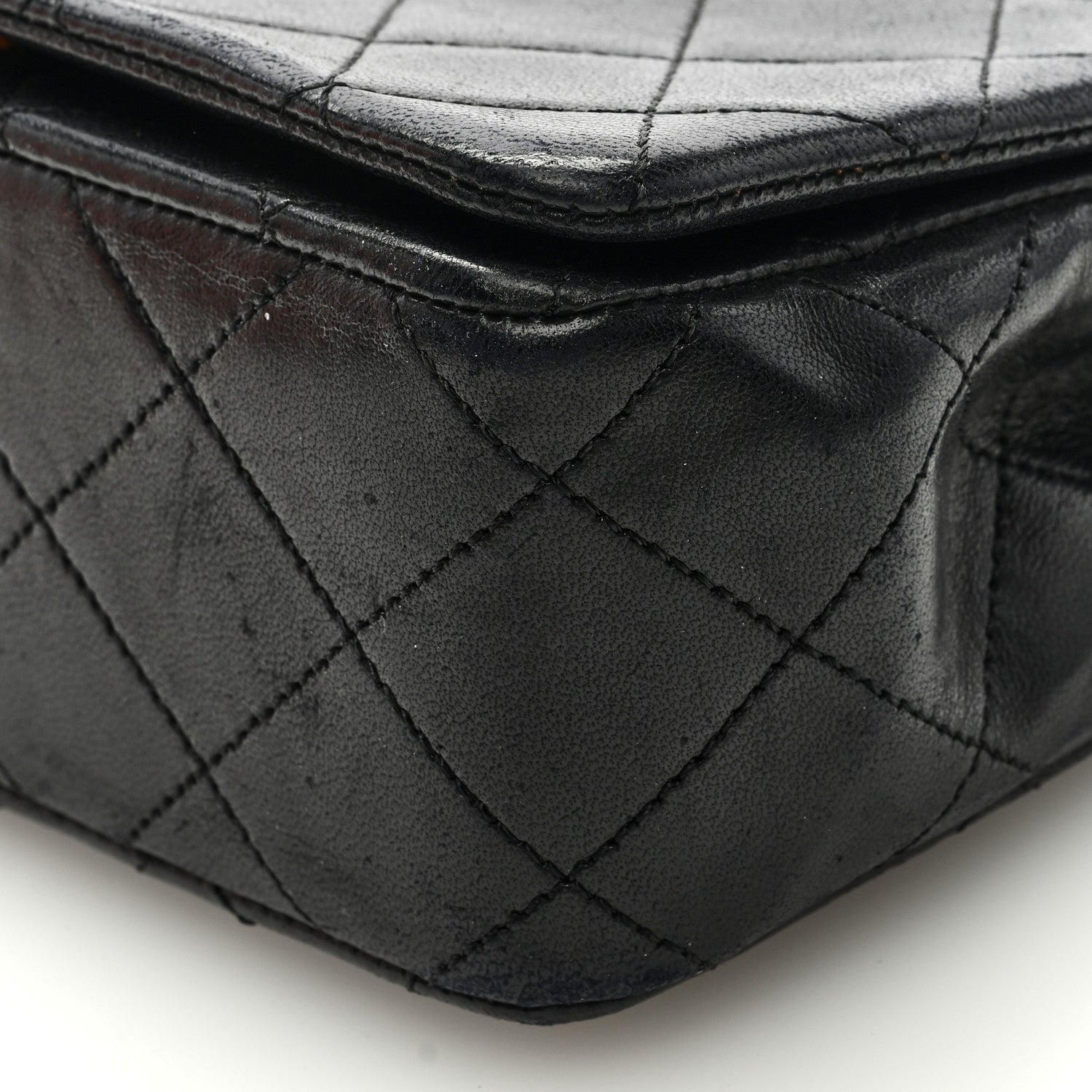 Chanel Lambskin Quilted Small Single Flap Bag Black 9 of 9