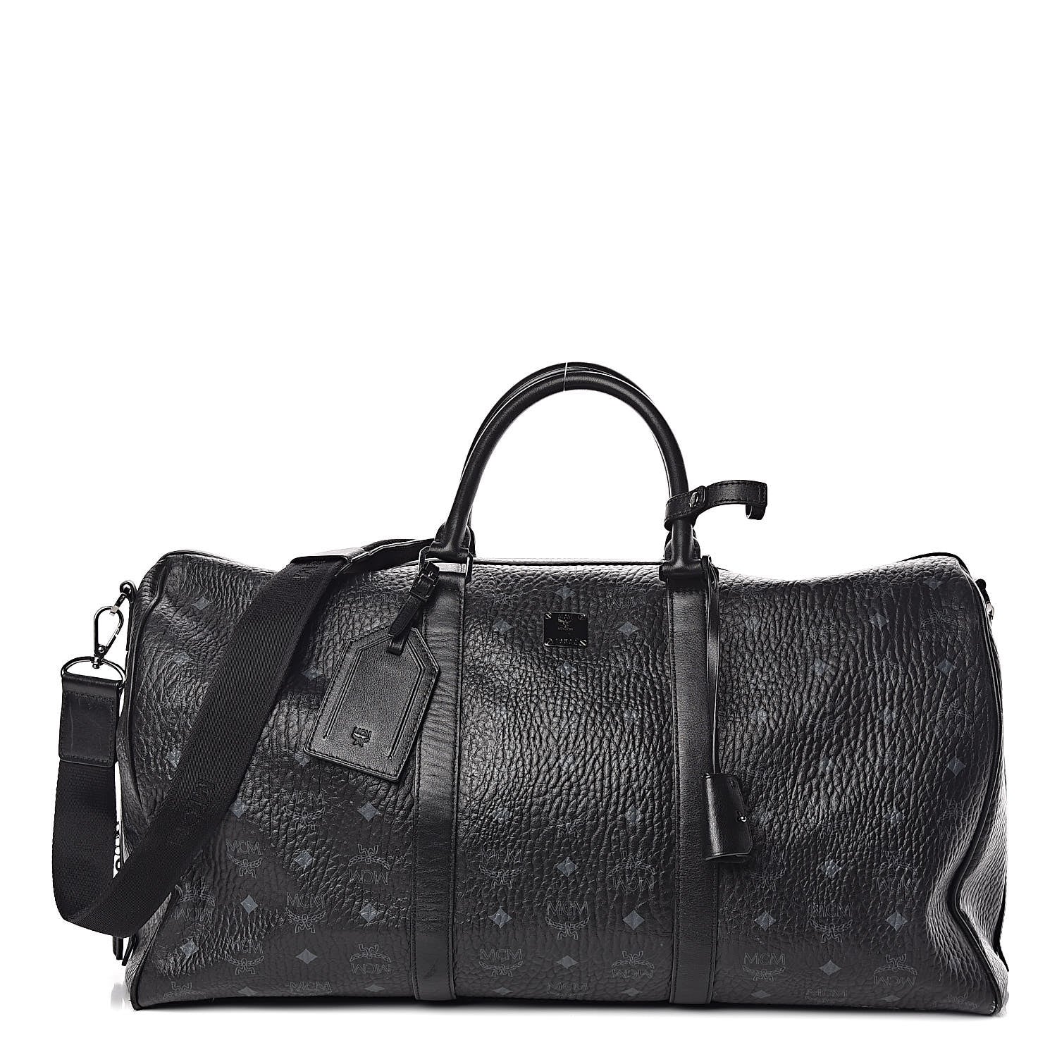 MCM Visetos XLarge Traveler Weekender Bag Black 1 of 22