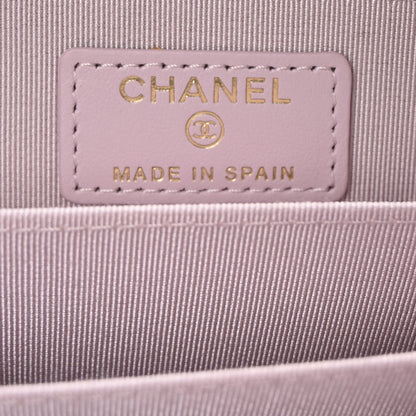 Chanel Caviar Quilted Zip Coin Purse Light Pink 6 of 7