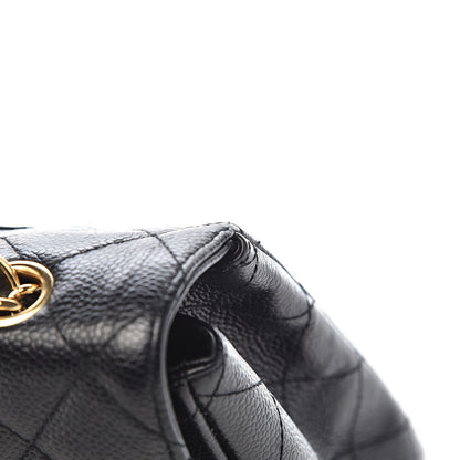 Chanel Caviar Quilted Jumbo Single Flap Black 10 of 18