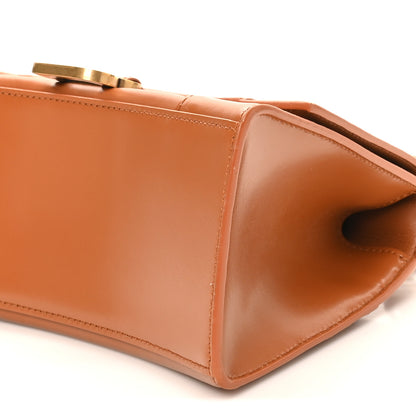 Balenciaga Shiny Box Calfskin Small Hourglass Top Handle Bag Camel 8 of 10