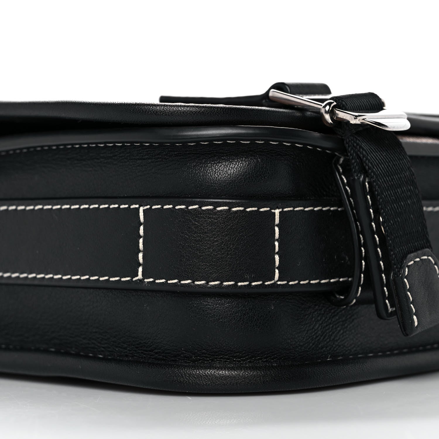 Burberry E-Canvas Giant Check Rider Crossbody Dark Cranberry 6 of 8