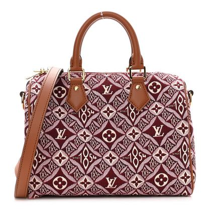 Louis Vuitton Jacquard Since 1854 Speedy Bandouliere 25 Bordeaux 1 of 10