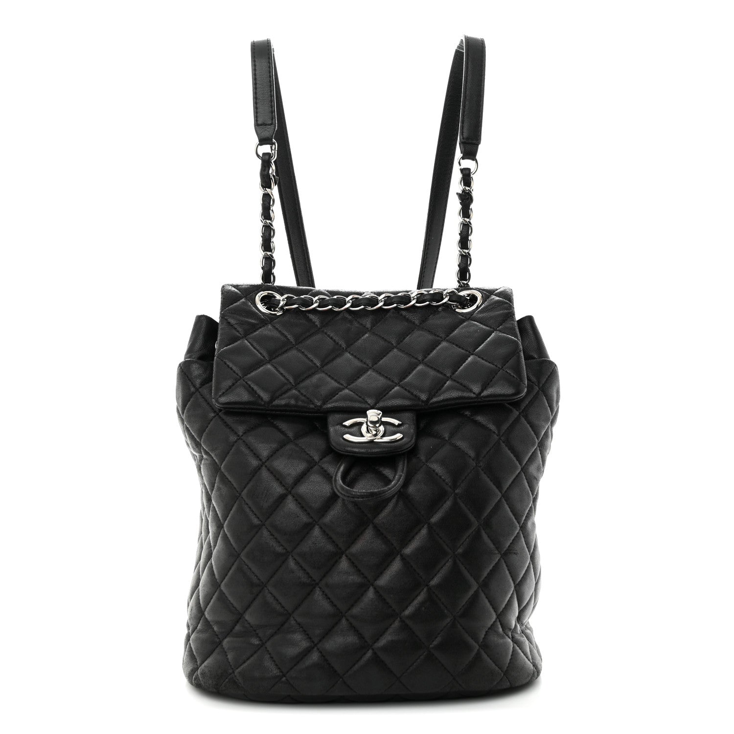 Chanel Lambskin Quilted Small Urban Spirit Backpack Black 1 of 15