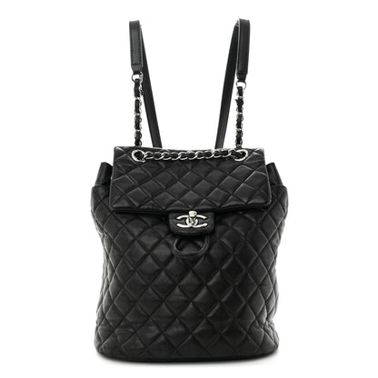 Chanel Lambskin Quilted Small Urban Spirit Backpack Black 1 of 15