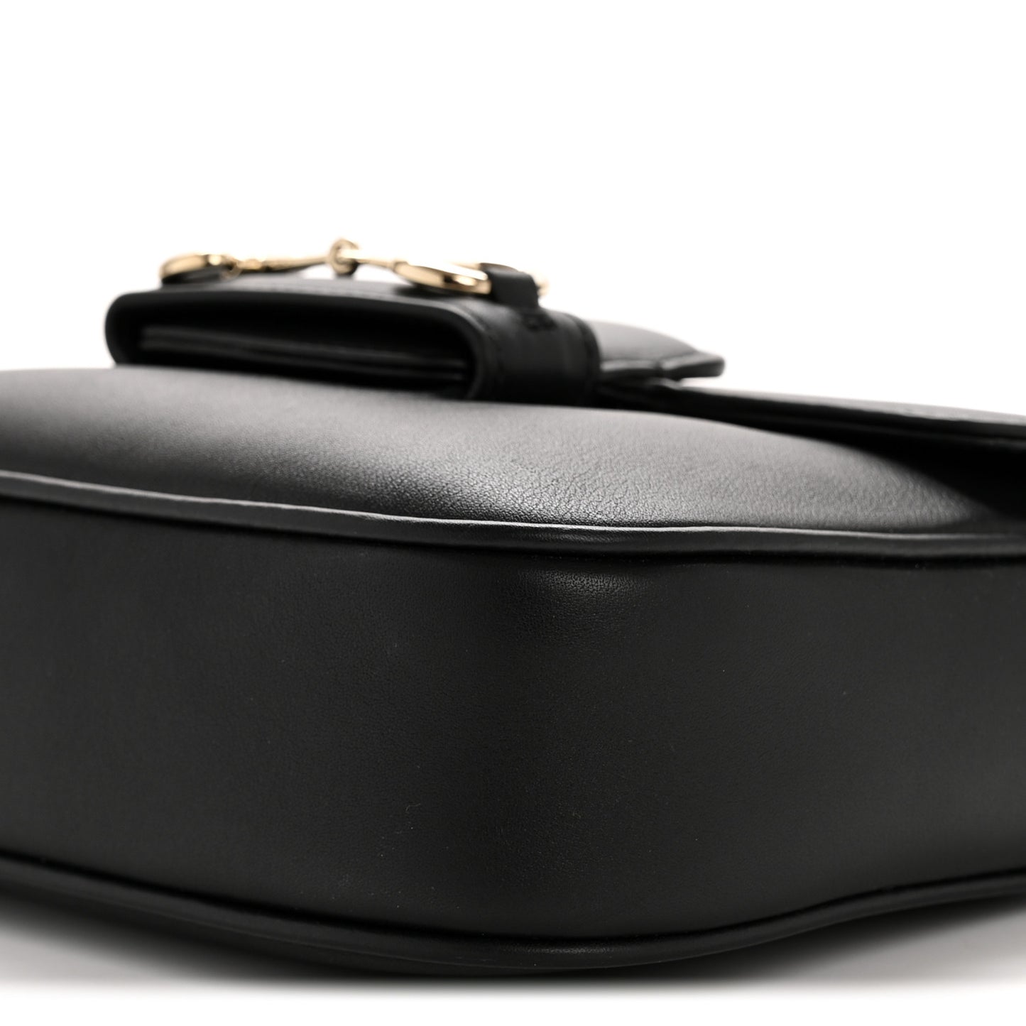 Arabella Calfskin Horsebit 1955 Shoulder Bag Black