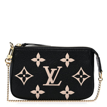 Louis Vuitton Empreinte Monogram Giant Mini Pochette Accessories Black 1 of 9