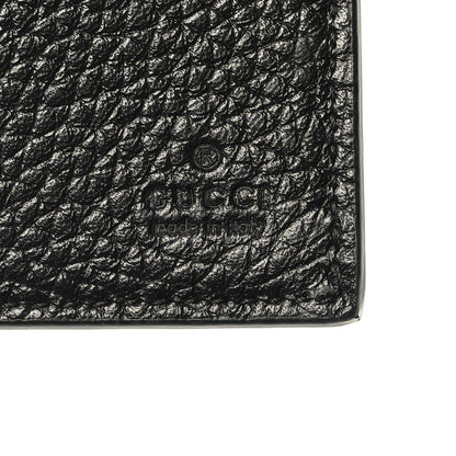 Gucci Piuma Calfskin Jumbo GG Embossed Wallet Black 6 of 6