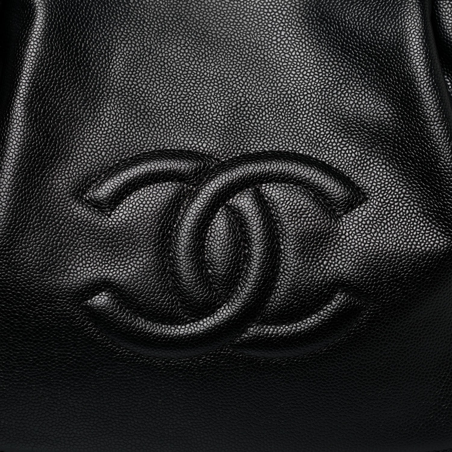 Chanel Caviar CC Timeless Shoulder Bag Black 7 of 13