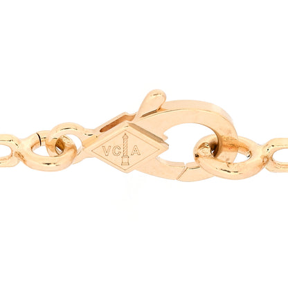 Van Cleef & Arpels 18K Yellow Gold 5 Motifs Guilloche Vintage Alhambra Bracelet 3 of 6