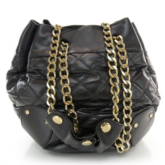 Burberry Leather Quilted Shoulder Bag Black 3 of 10