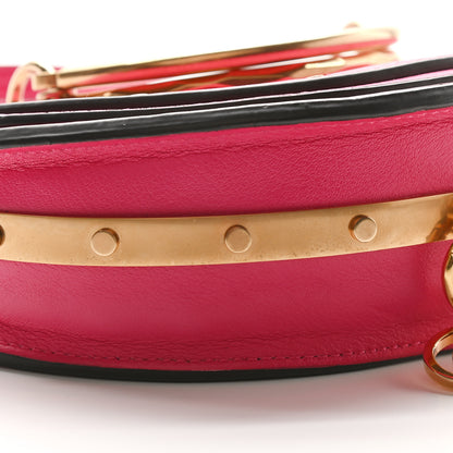 Chloe Calfskin Small Nile Bracelet Minaudiere Bag Fuchsia Rose 9 of 10