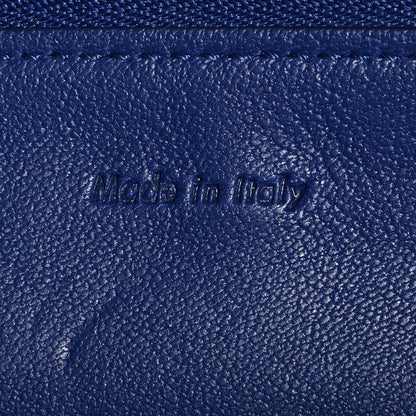 Celine Lambskin Bi-Color Solo Clutch Pouch Indigo Black 6 of 9