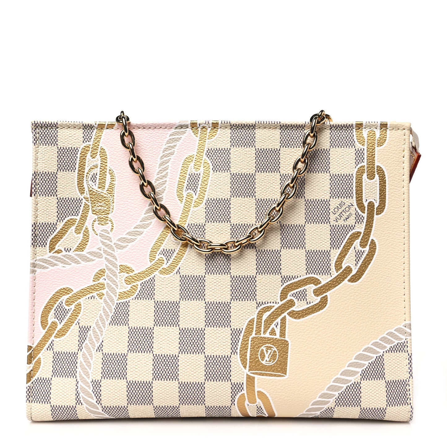 Damier Azur Nautical Toiletry Pouch On Chain