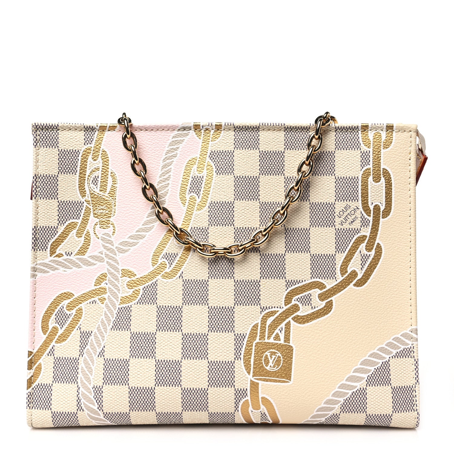 Louis Vuitton Damier Azur Nautical Toiletry Pouch On Chain 1 of 9