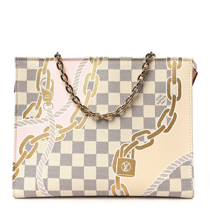 Louis Vuitton Damier Azur Nautical Toiletry Pouch On Chain 1 of 9