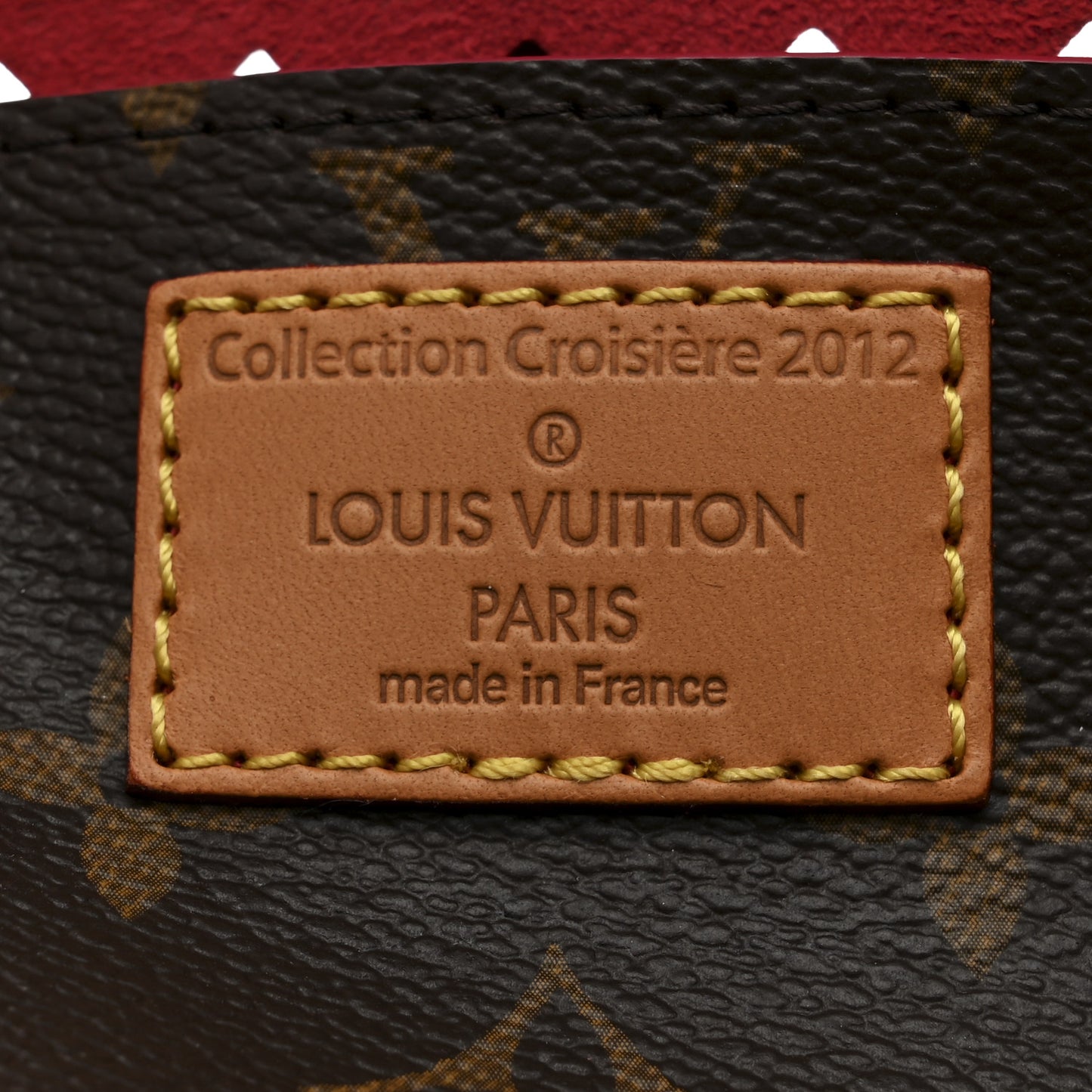 Monogram SC Flore Clutch Saumur Corail