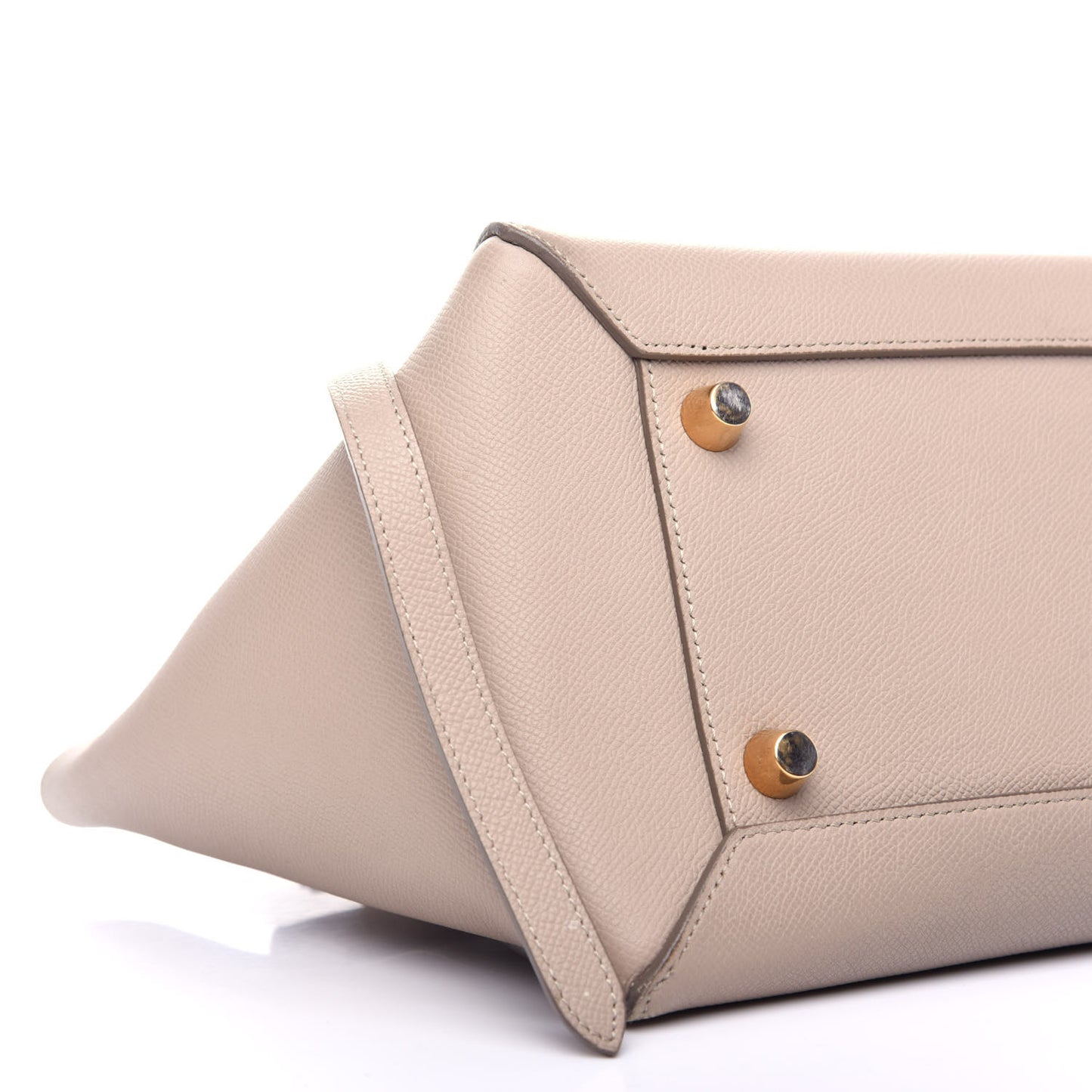 Grained Calfskin Mini Belt Bag Light Taupe