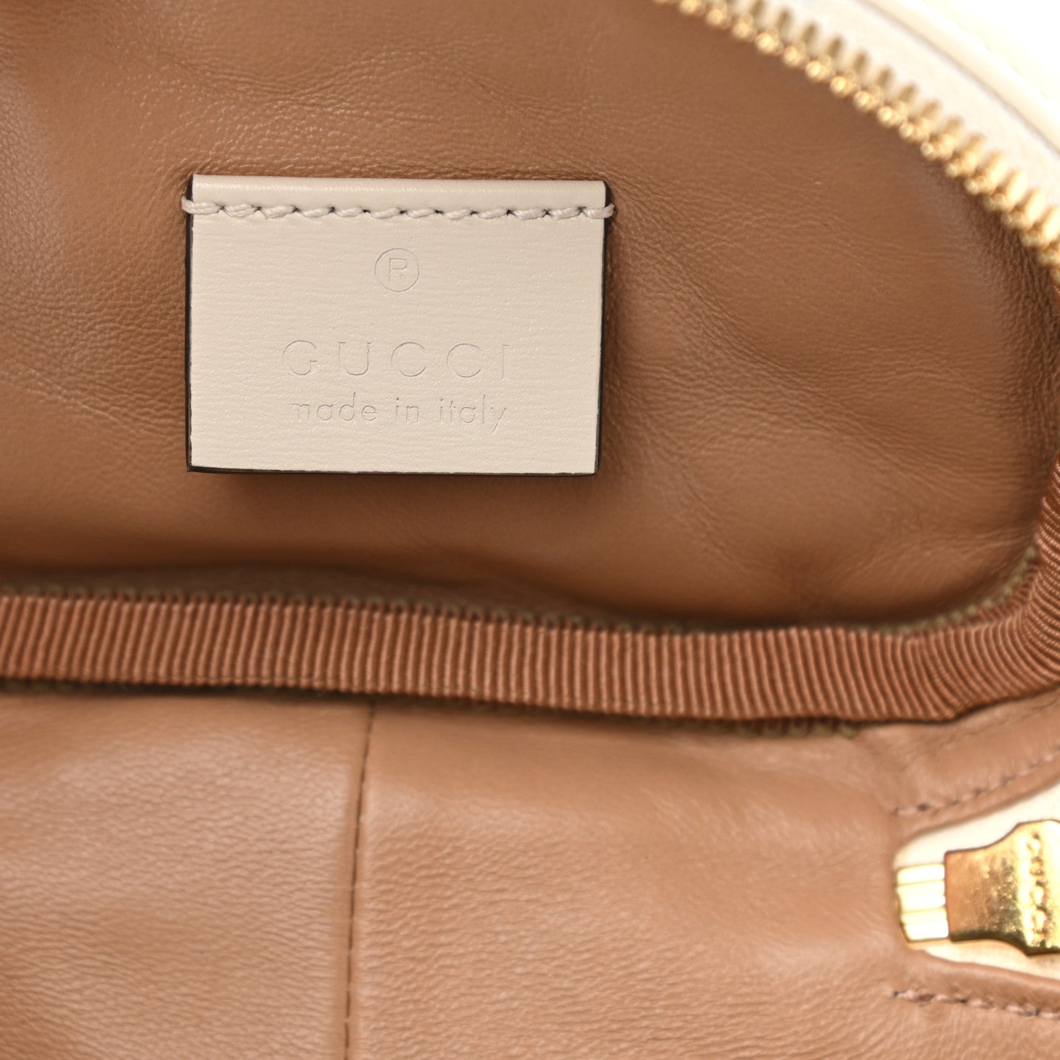 Gucci Calfskin Trapuntata Zumi Belt Bag Off White 6 of 9