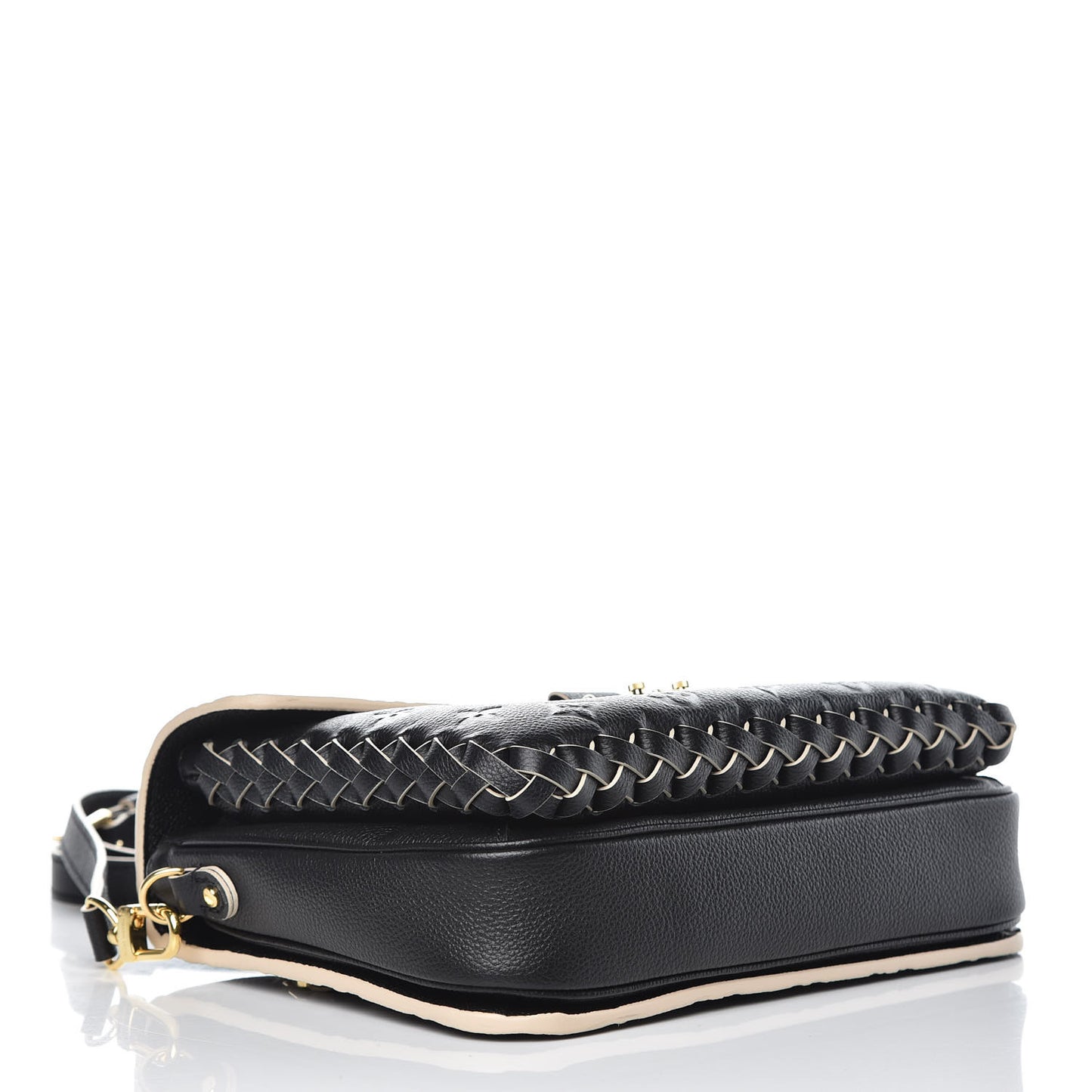 Empreinte Braided Pochette Metis Black