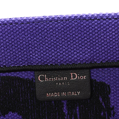 Christian Dior Canvas Embroidered Large Miss Dior Graffiti Book Tote Fuchsia Purple 6 of 12