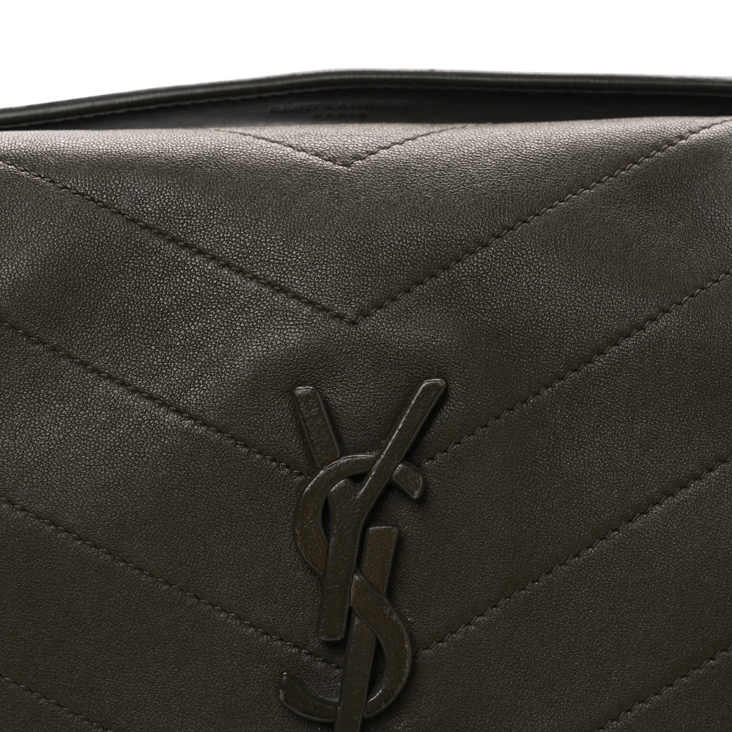 Saint Laurent Lambskin Matelasse Monogram Baby Niki Chain Satchel Seawood 8 of 13