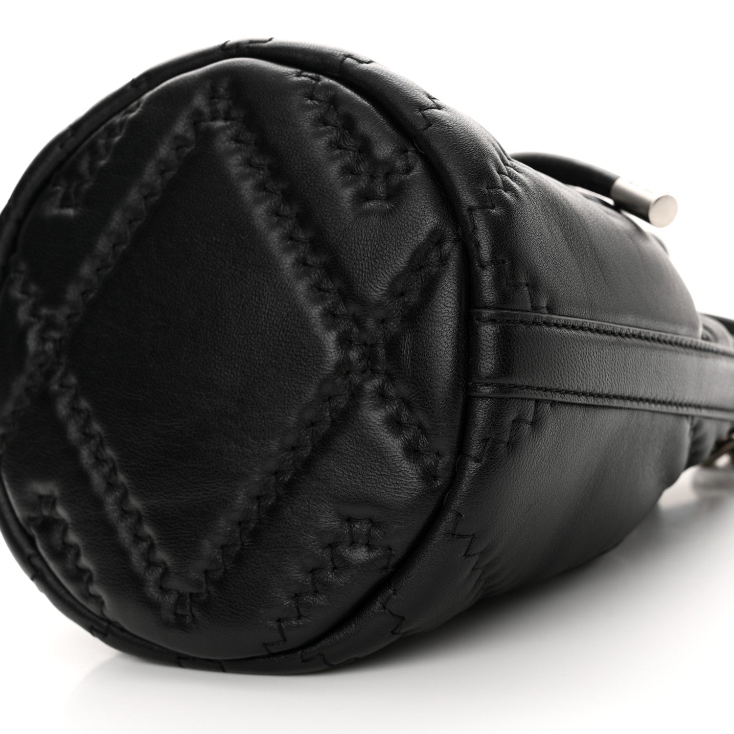 Marc Jacobs Calfskin Quilted The Bucket Bag Black 9 of 11