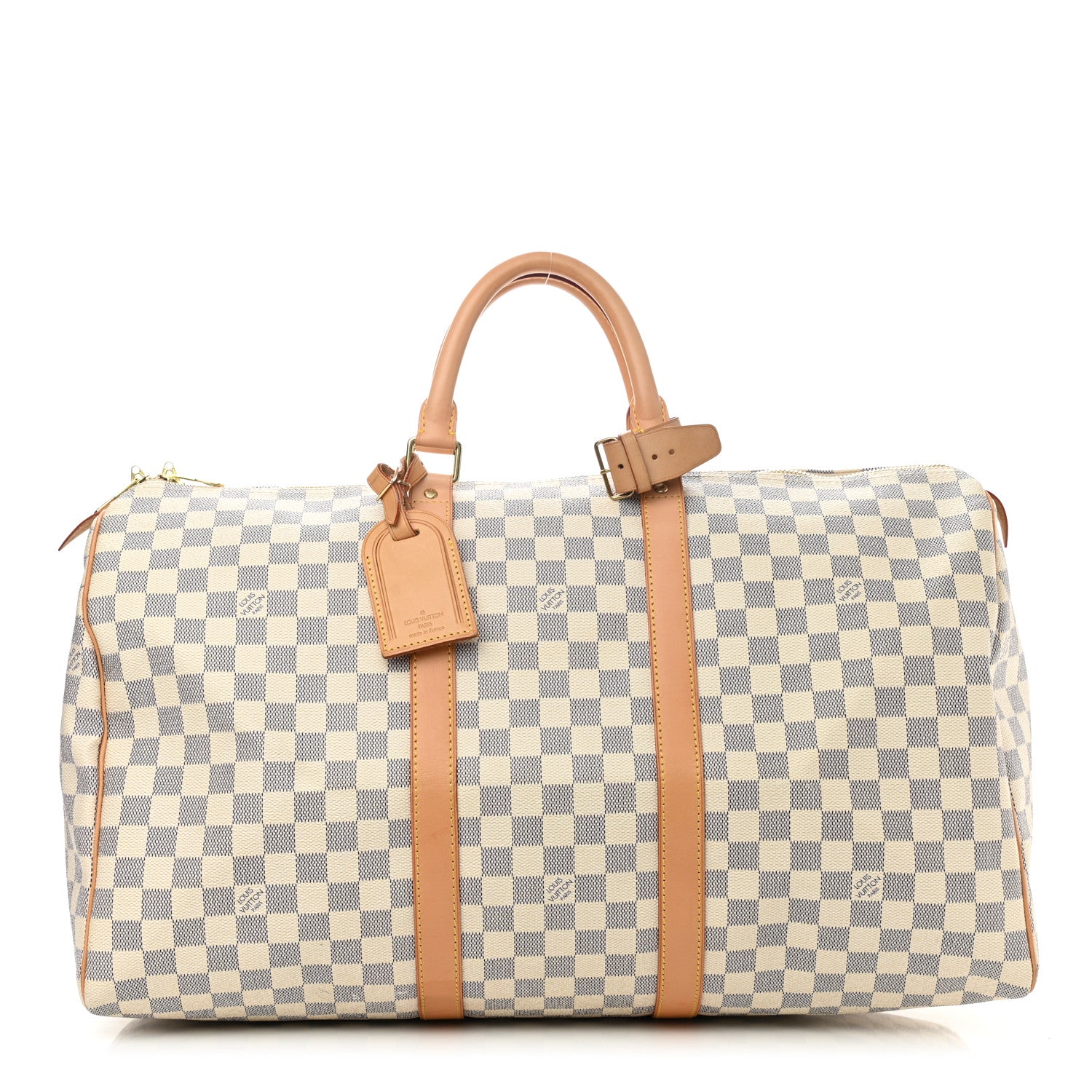 Louis Vuitton Damier Azur Keepall 50 1 of 10