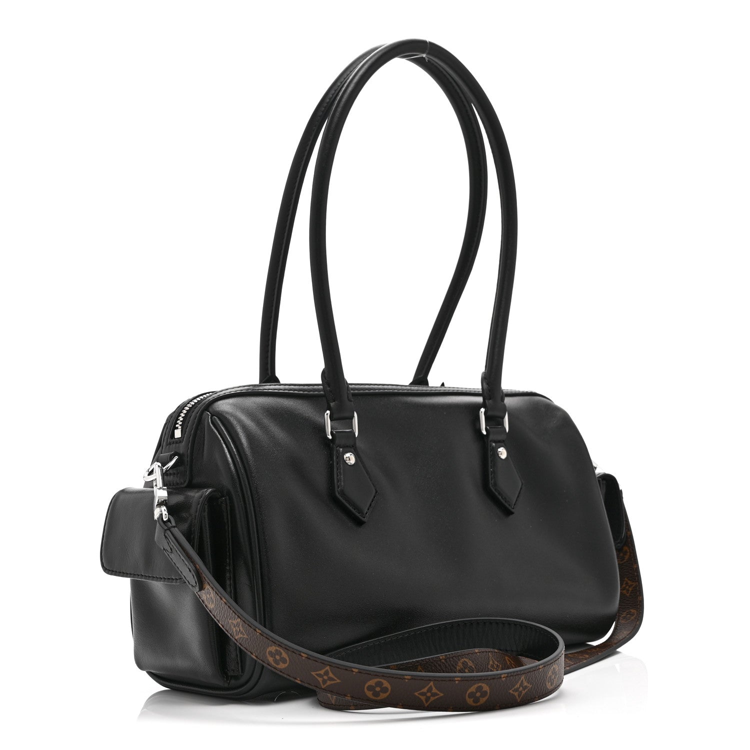 Louis Vuitton Lambskin Speedy Cargo Vibe 30 Black 3 of 9