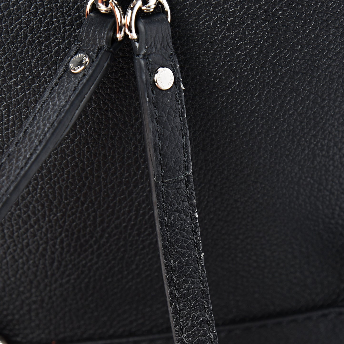 Calfskin Lockme Mini Backpack Black