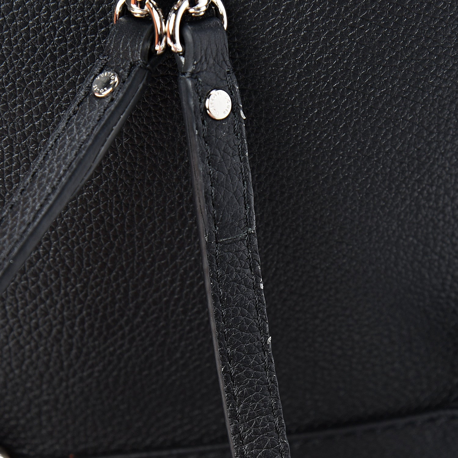 Louis Vuitton Calfskin Lockme Mini Backpack Black 11 of 12