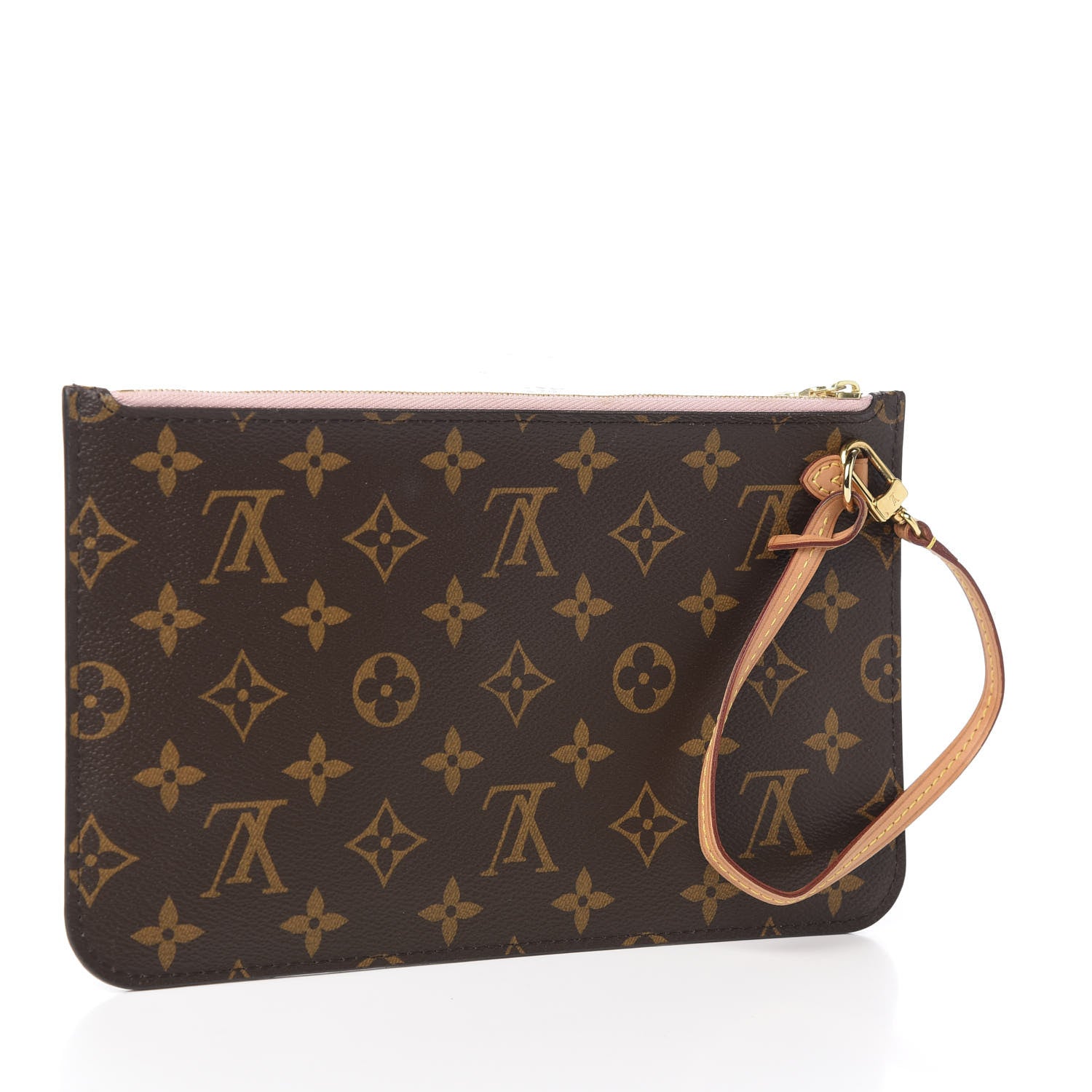 Louis Vuitton Monogram Neverfull MM GM Pochette Rose Ballerine 2 of 7