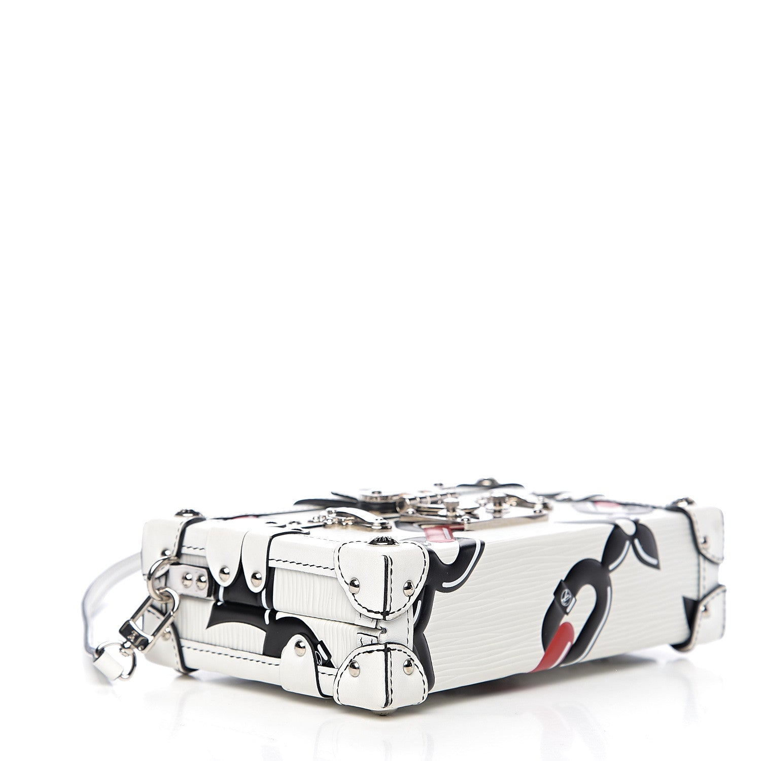 Louis Vuitton Epi Petite Malle White 3 of 10