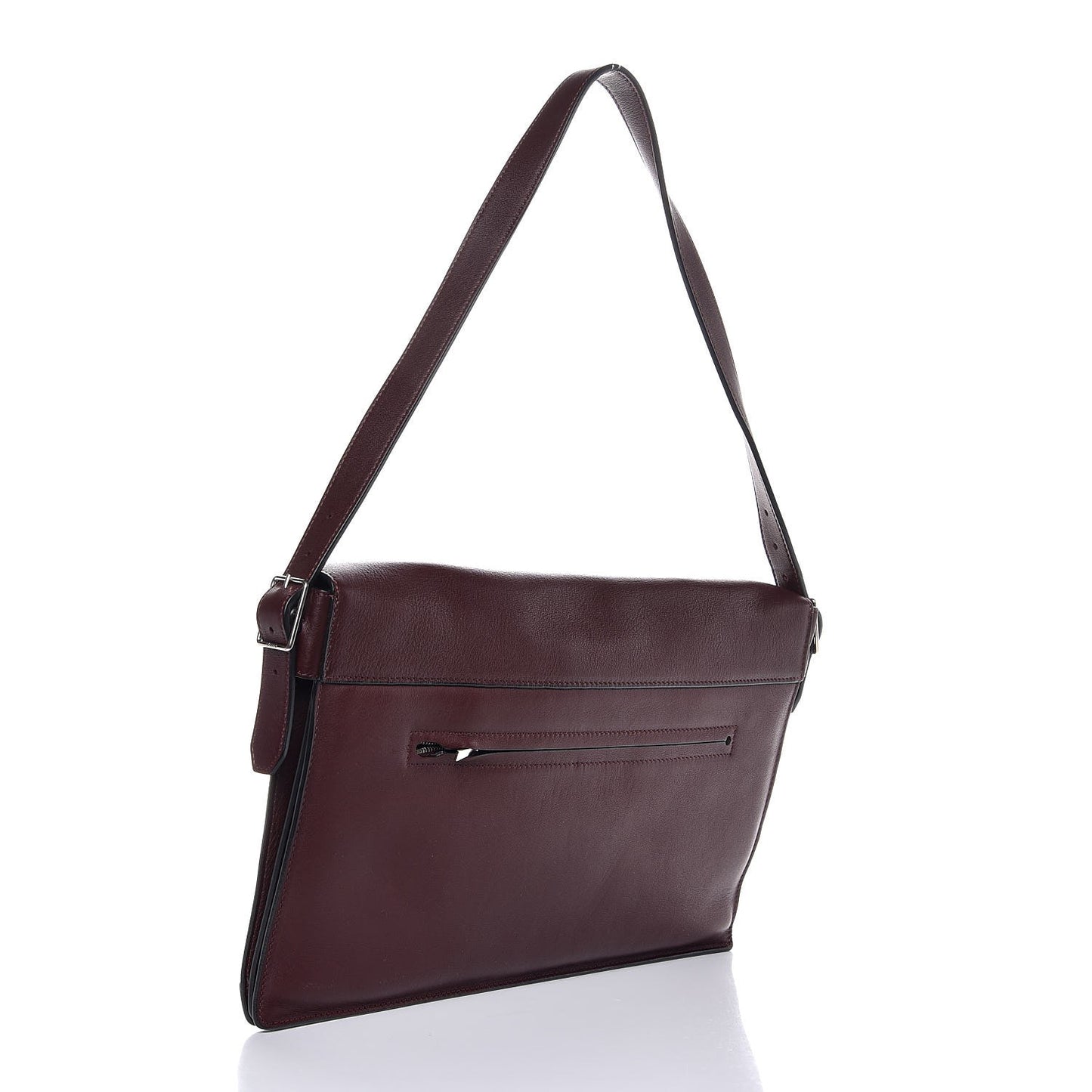 Smooth Calfskin Suede Medium Tri-Color Diamond Shoulder Bag Multi