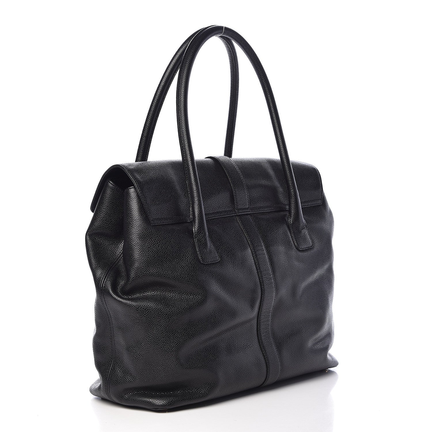 Chanel Caviar CC Tote Black 3 of 16
