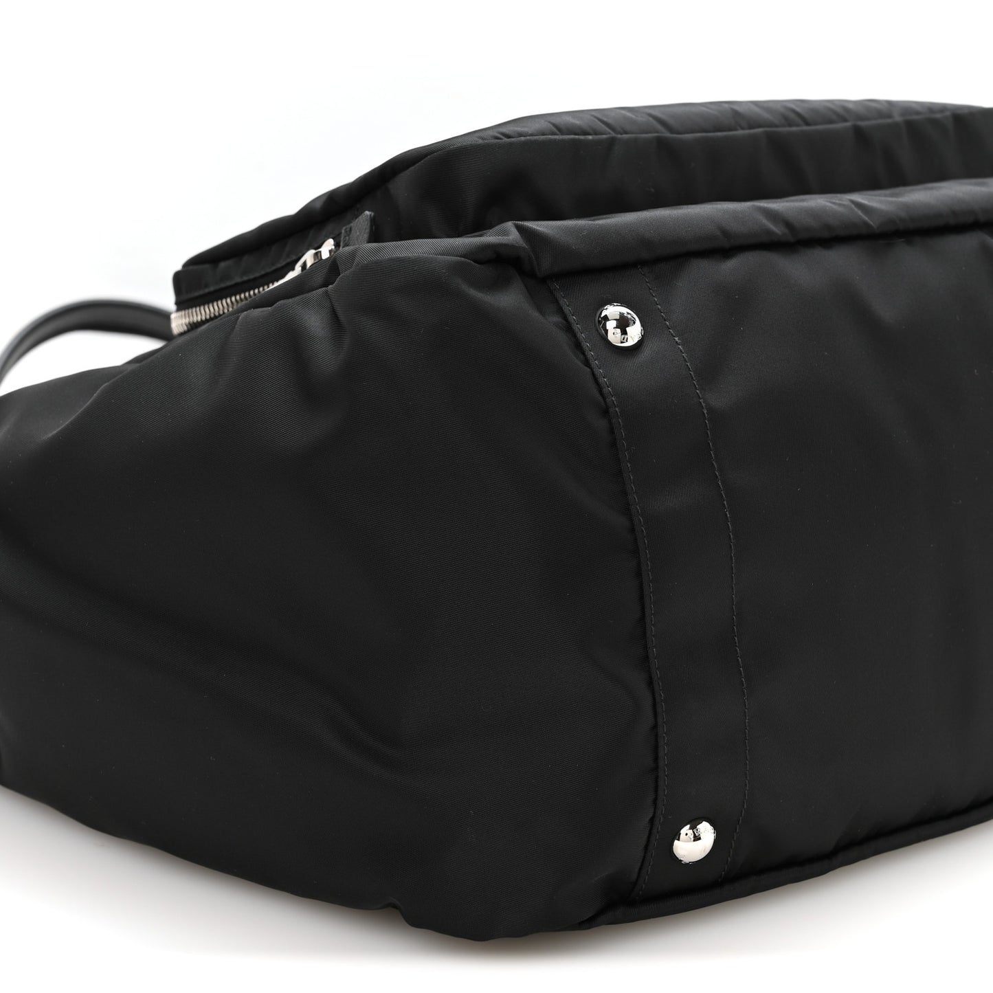 Nylon Vela Baby Bag Black