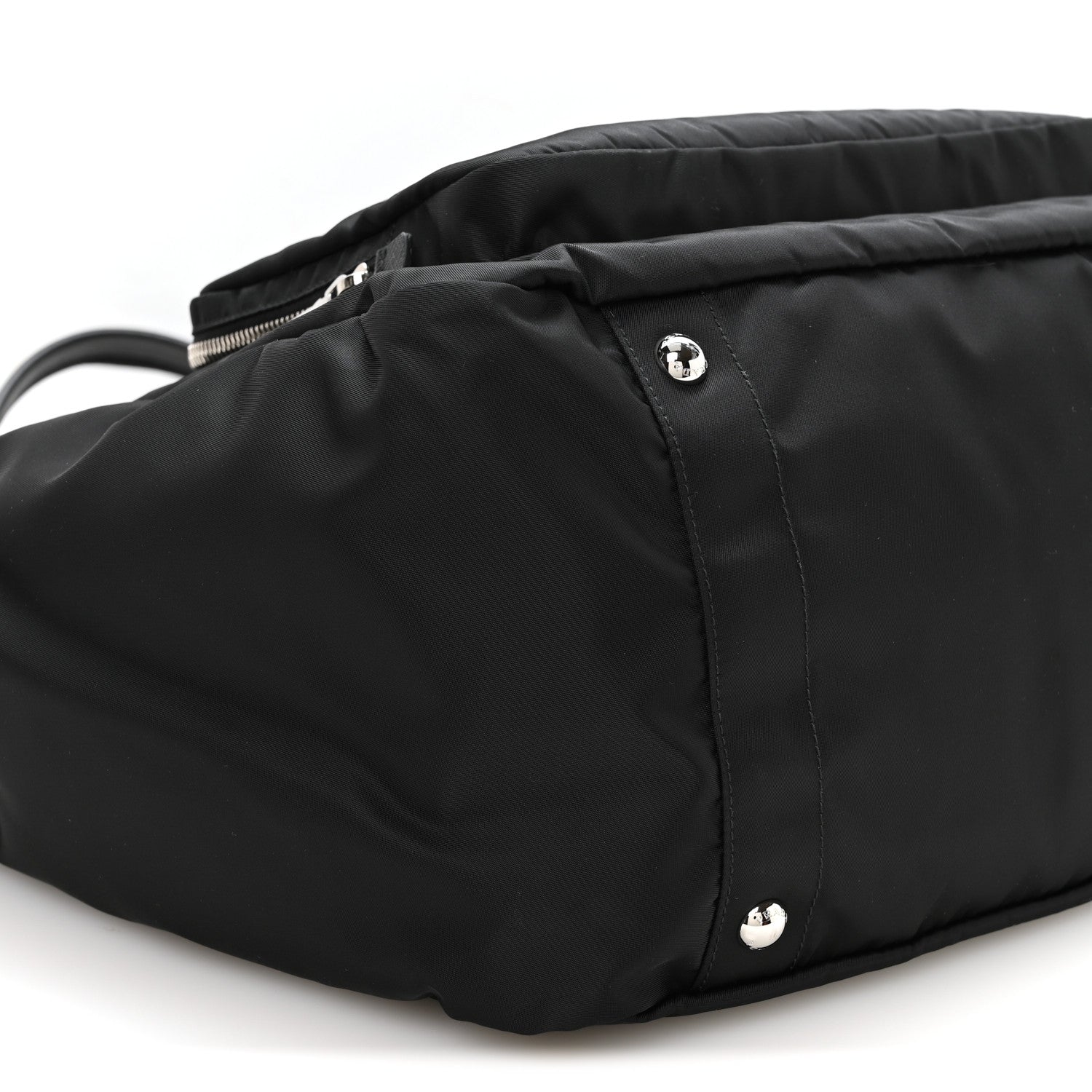 Prada Nylon Vela Baby Bag Black 10 of 12